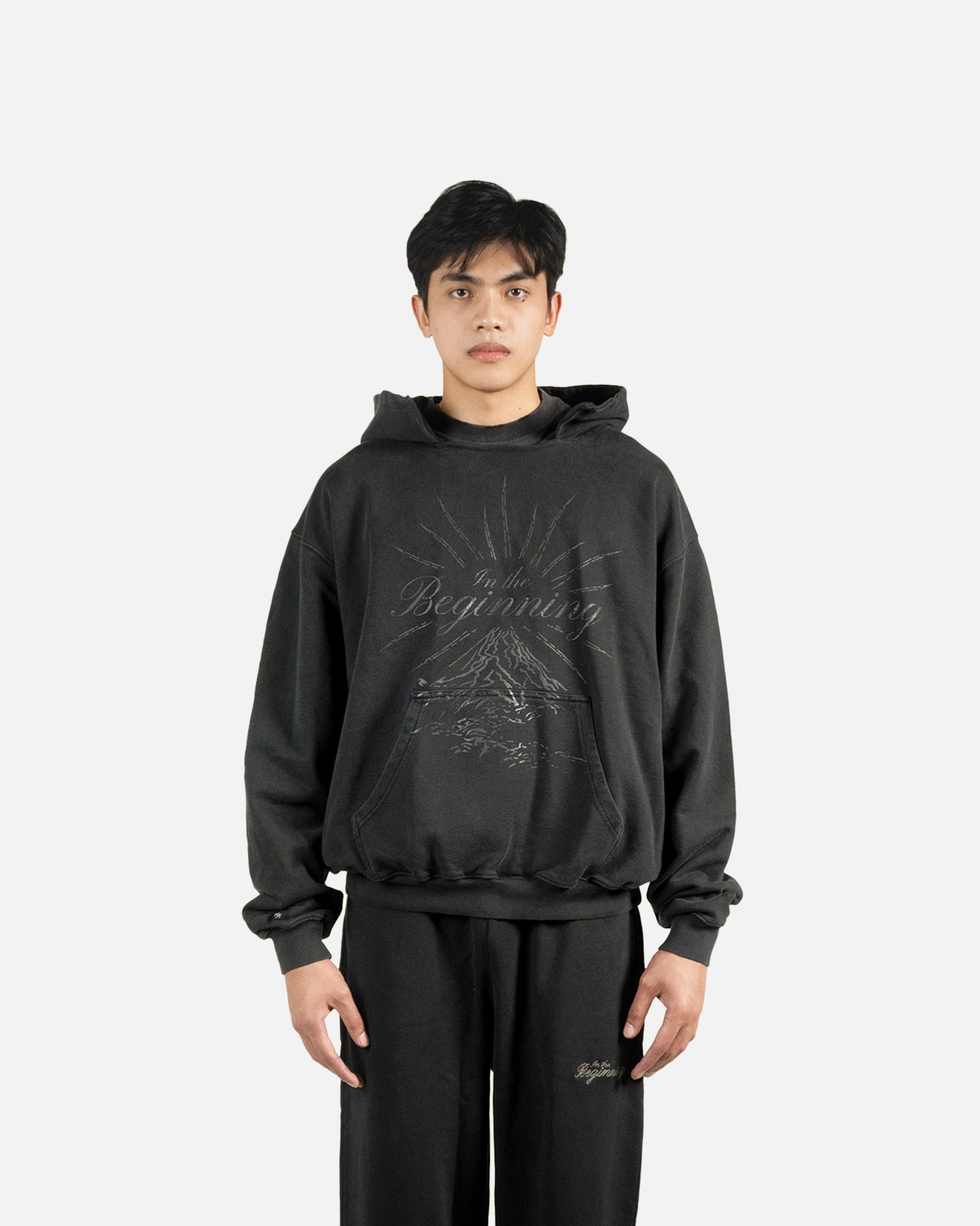 AETHER OPEN-NECK HOODIE