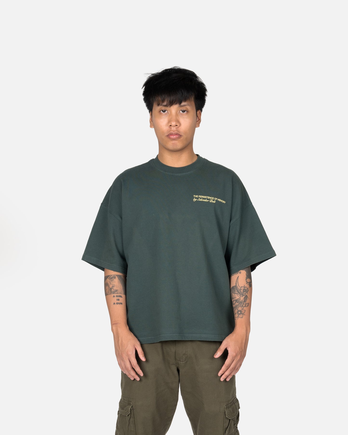 THE 'MEMORY' TEE (FOREST GREEN)