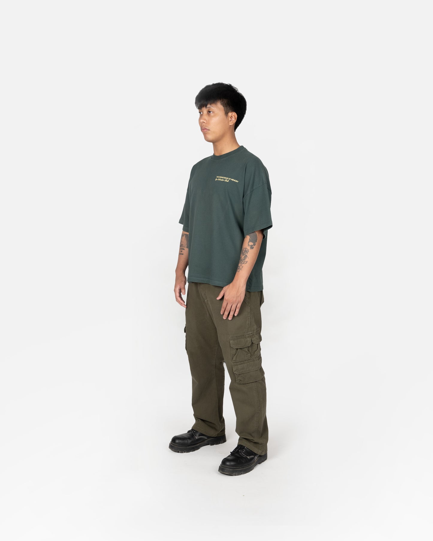 THE 'MEMORY' TEE (FOREST GREEN)